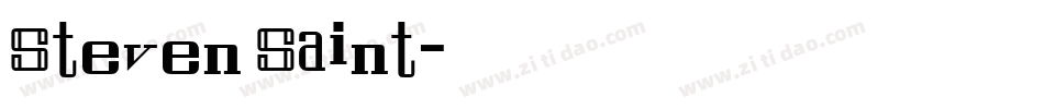 Steven Saint字体转换